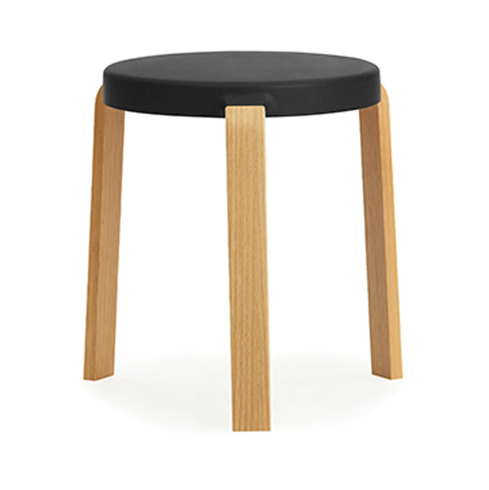 Tap 北欧简约设计款吧台凳, 黑色_橡木 Normann Copenhagen