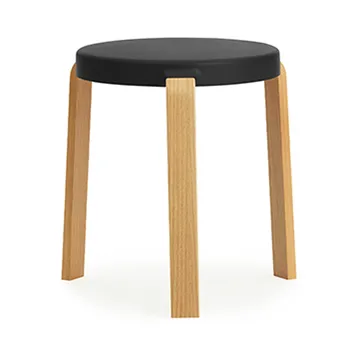Tap 北欧简约设计款吧台凳 - 黑色_橡木 - Normann Copenhagen