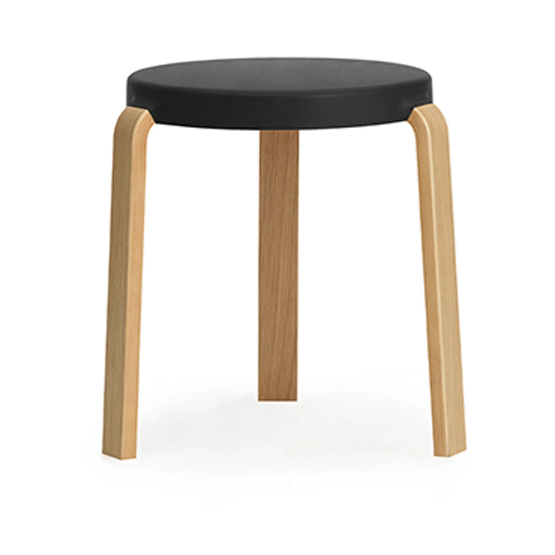 Tap 北欧简约设计款吧台凳, 黑色_橡木 Normann Copenhagen