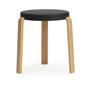 Tap 北欧简约设计款吧台凳 - 黑色_橡木 - Normann Copenhagen