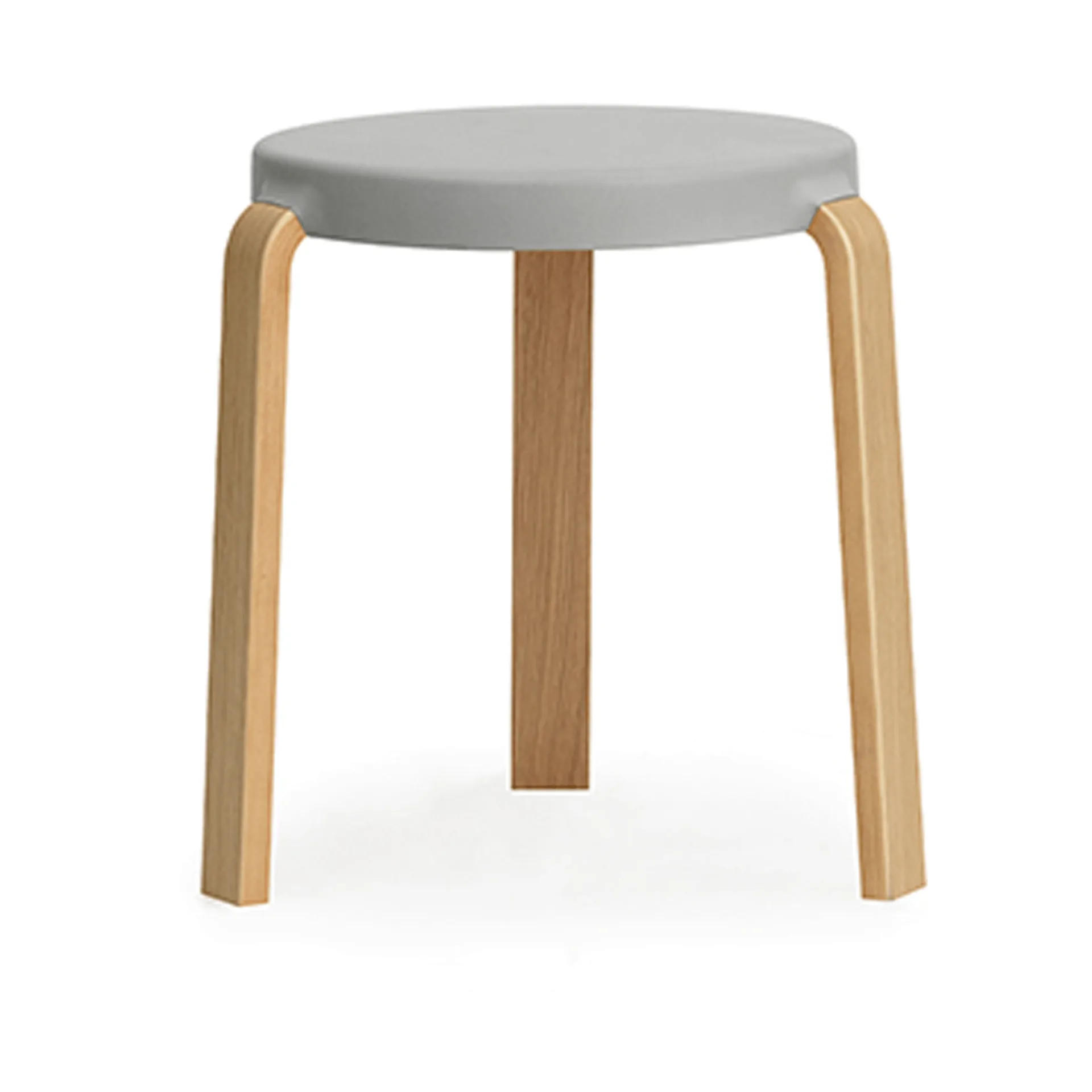 Tap 北欧简约设计款吧台凳, 灰色_橡木 Normann Copenhagen