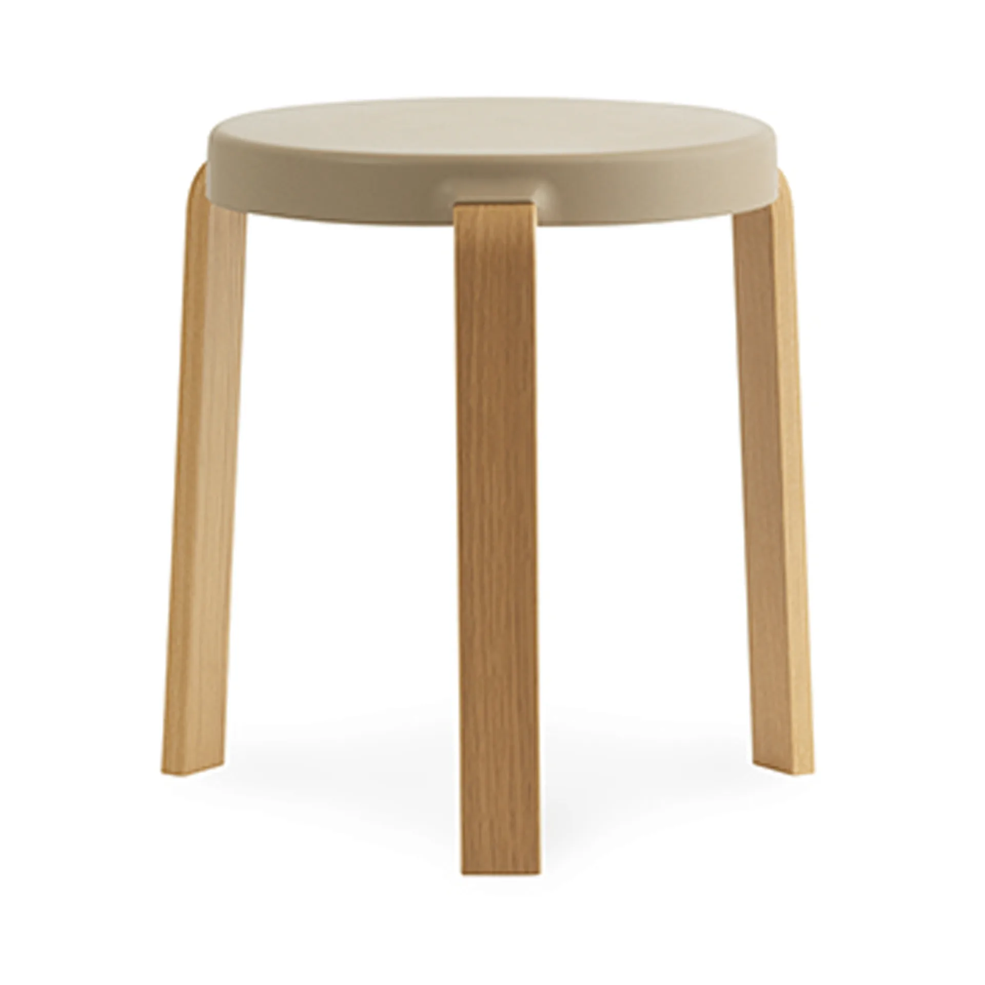 Tap 北欧简约风格凳子, 沙色_橡木支腿 Normann Copenhagen