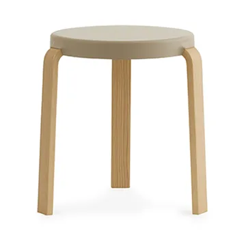 Tap 北欧简约风格凳子 - 沙色_橡木支腿 - Normann Copenhagen