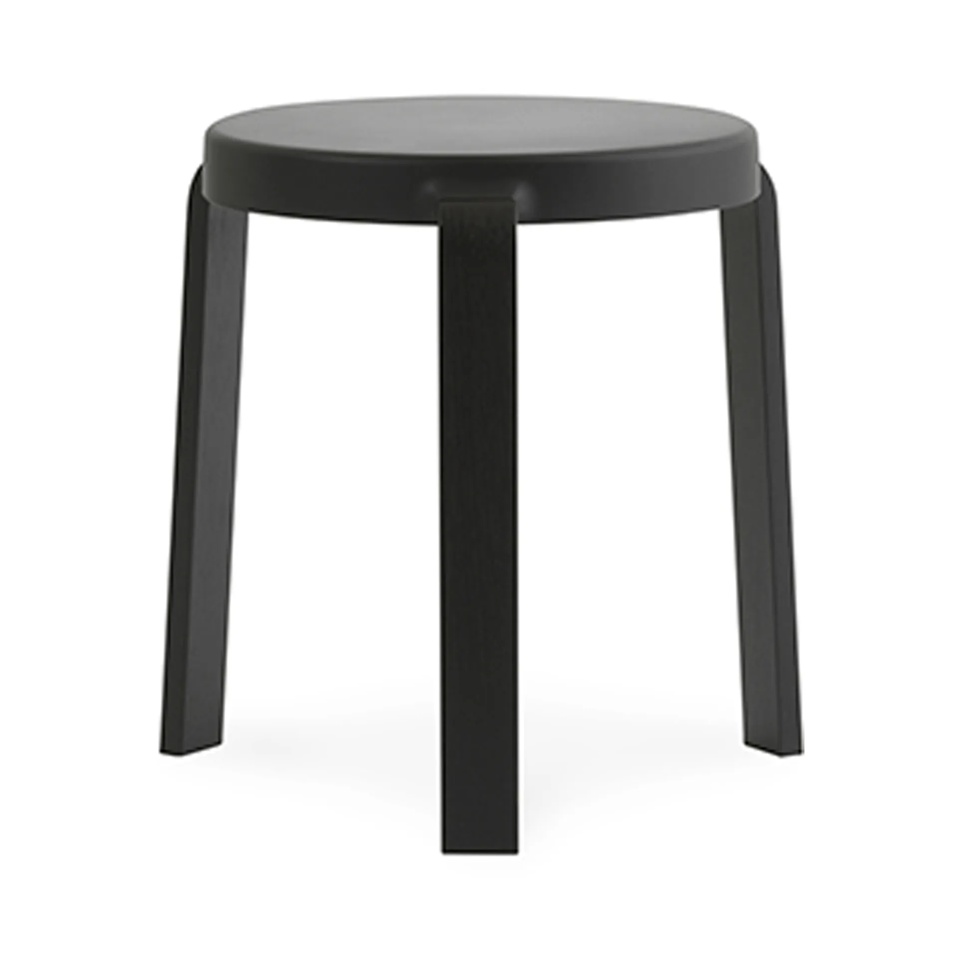 Tap 北欧简约风格凳子, 黑色_黑色橡木支腿 Normann Copenhagen