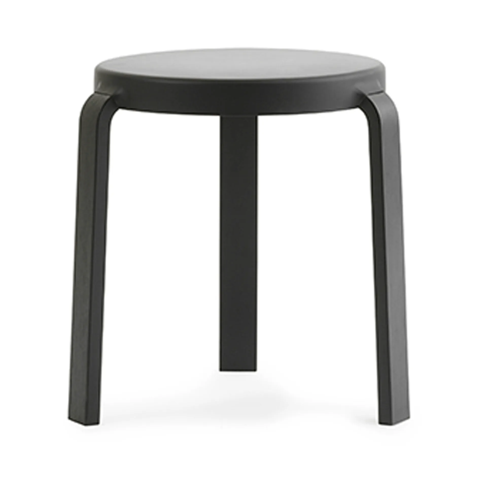 Tap 北欧简约风格凳子, 黑色_黑色橡木支腿 Normann Copenhagen