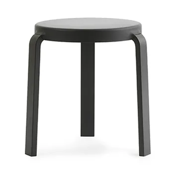 Tap 北欧简约风格凳子 - 黑色_黑色橡木支腿 - Normann Copenhagen