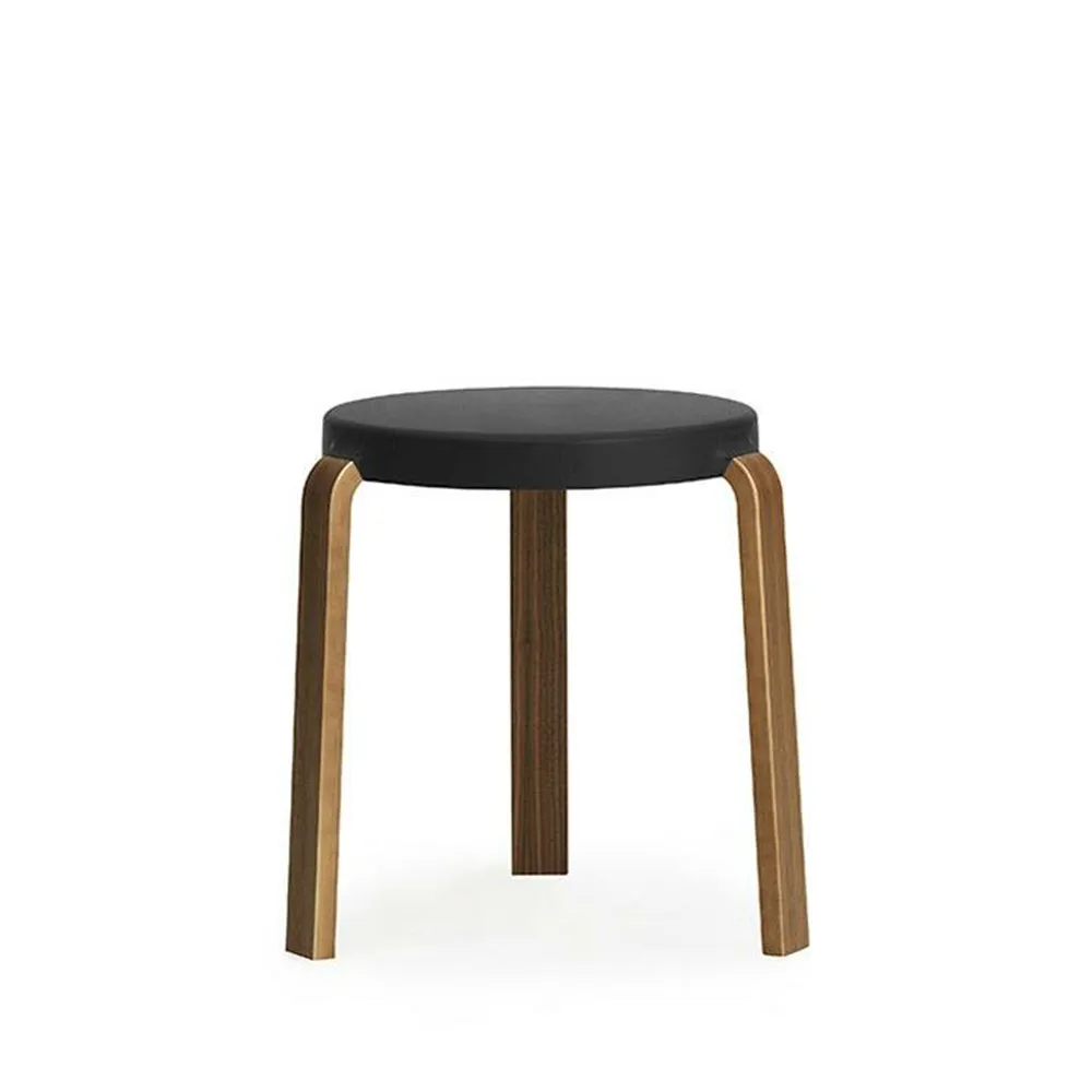 Tap 凳子, 黑色_胡桃木支腿 Normann Copenhagen
