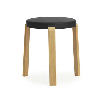 Tap 吧台凳 - 黑色_橡木 - Normann Copenhagen