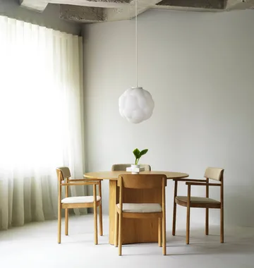 Timb 扶手椅 - 黄褐色白蜡木_Hallingdal 220 - Normann Copenhagen