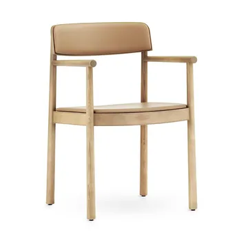 Timb 带垫扶手椅 - 日晒褐/ Ultra 皮革 - Camel - Normann Copenhagen