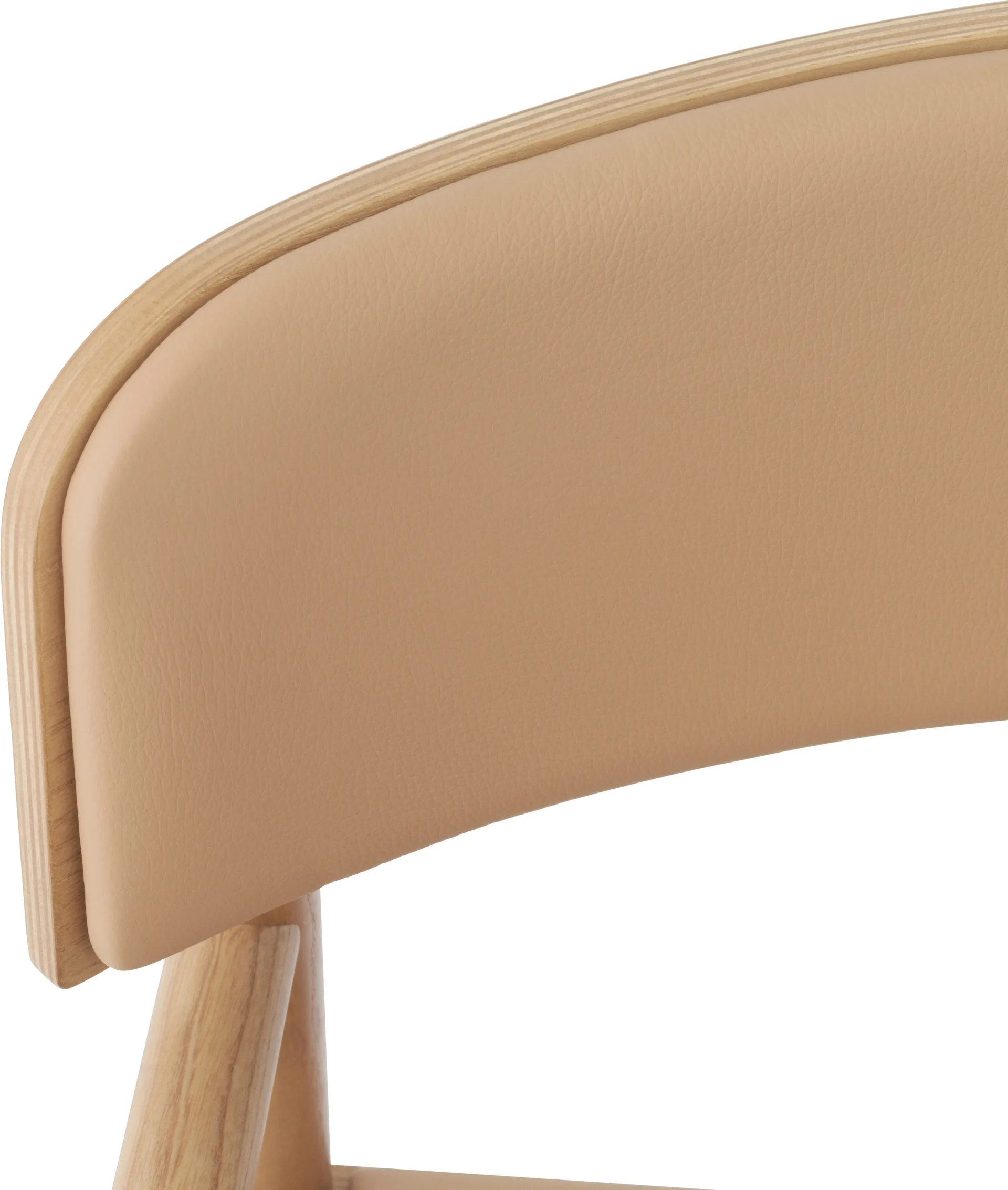 Timb 带垫扶手椅, 日晒褐/ Ultra 皮革 - Camel Normann Copenhagen