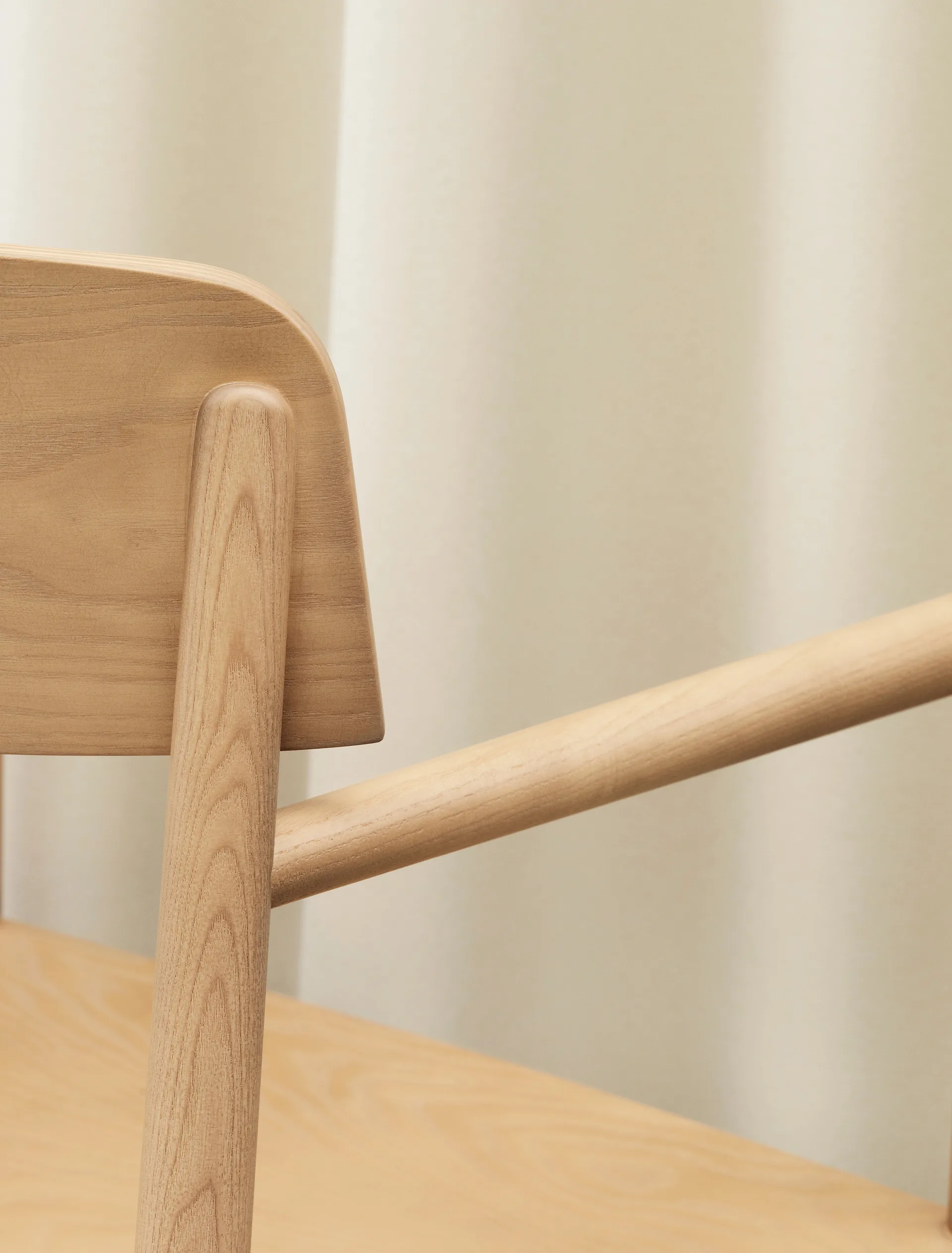 Timb 带垫扶手椅, 日晒褐/ Ultra 皮革 - Camel Normann Copenhagen