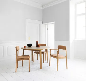 Timb 带垫扶手椅 - 日晒褐/ Ultra 皮革 - Camel - Normann Copenhagen