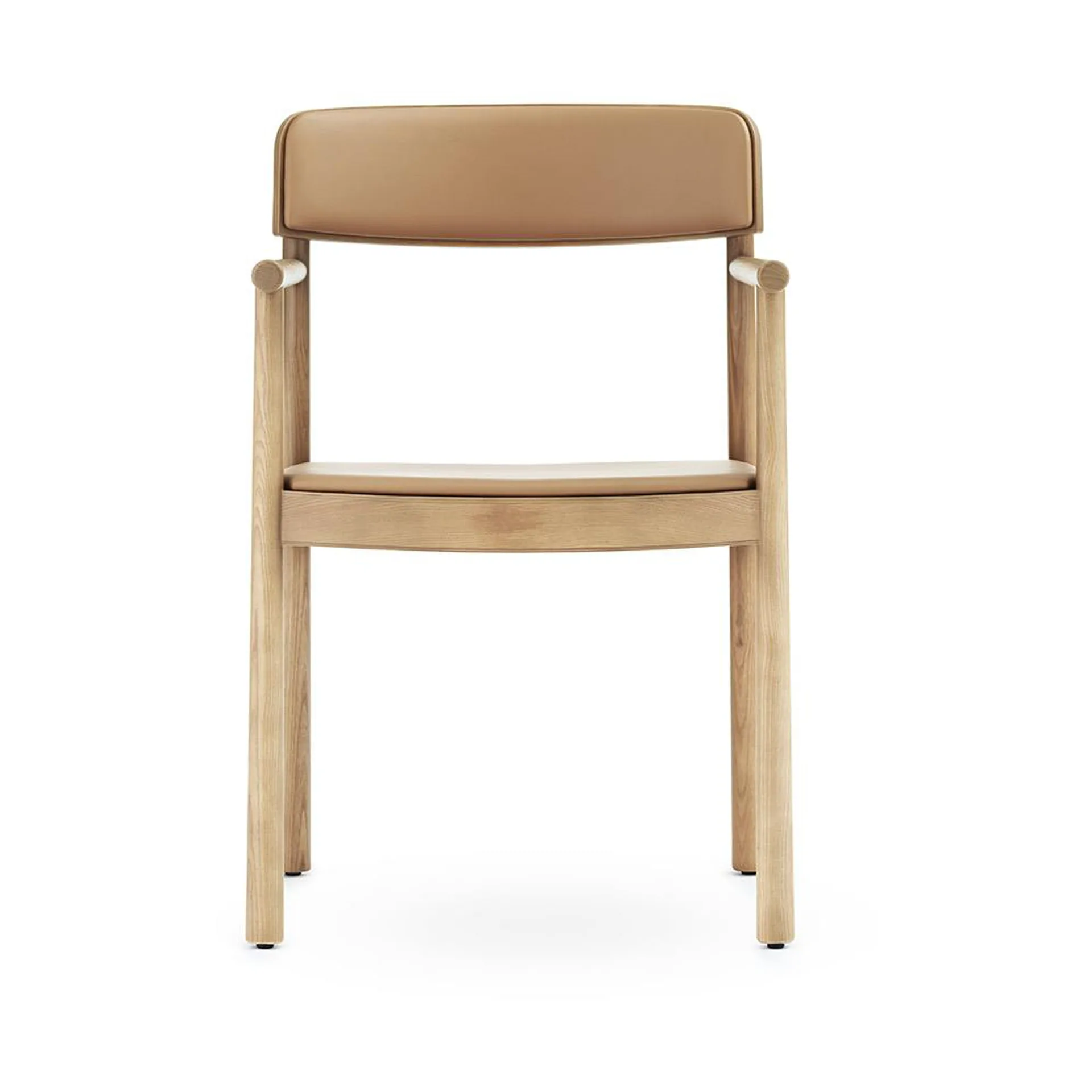 Timb 扶手椅 with 靠枕|靠垫, 日晒褐/ Ultra 皮革 - Camel Normann Copenhagen