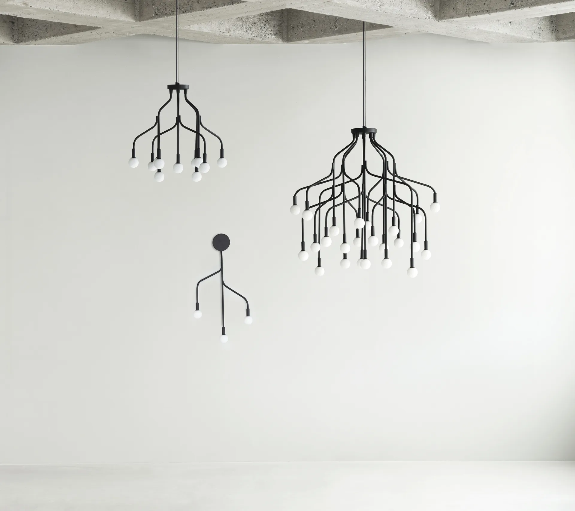 Vekst 吊灯 小, 黑色 Normann Copenhagen