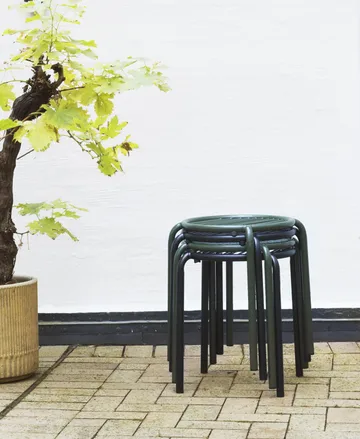 Vig 圆形凳 - 黑色, Ø41x46 cm - Normann Copenhagen