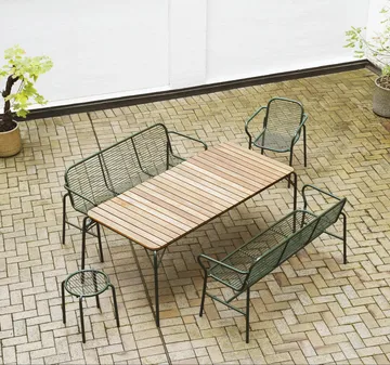 Vig 圆形凳 - 绿色, Ø41x46 cm - Normann Copenhagen