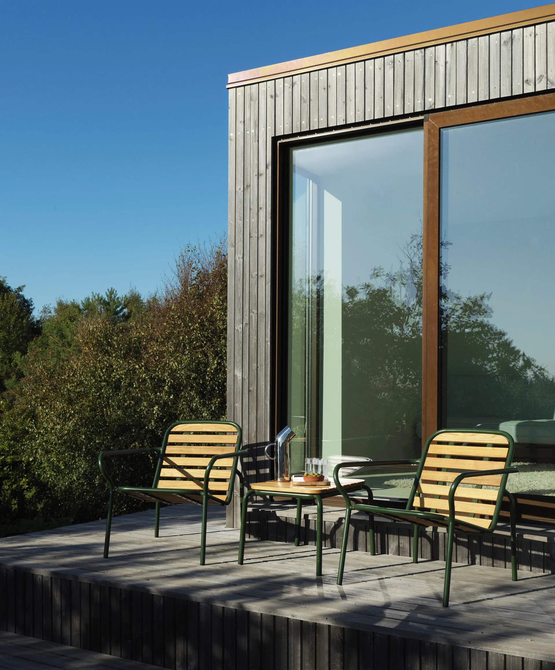 Vig Robinia 咖啡桌 55x45 cm, 绿色 Normann Copenhagen