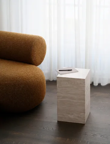 Cubism 小边桌 - Travertine, 30x30x50 cm - NORR11