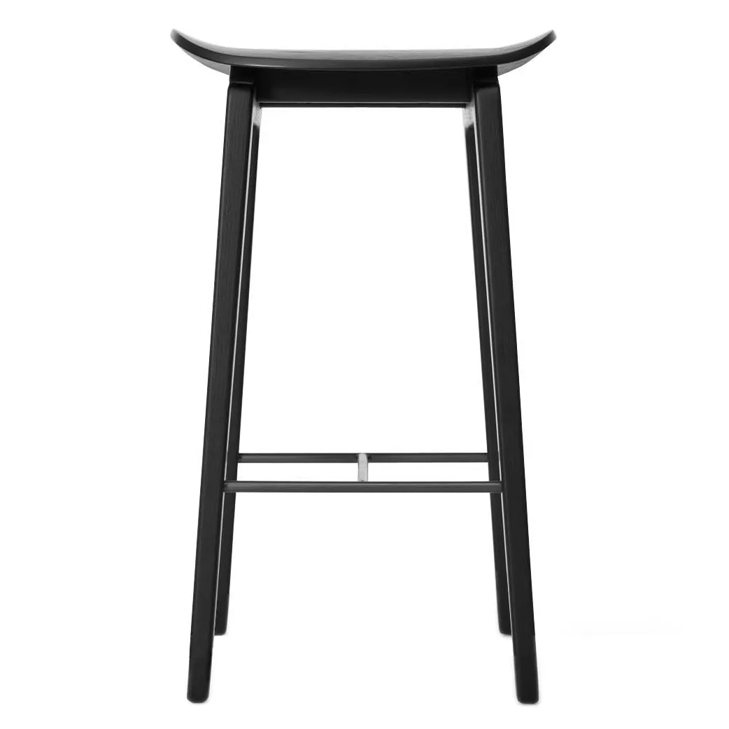 NY11 吧台椅65cm, 黑色涂油橡木 NORR11