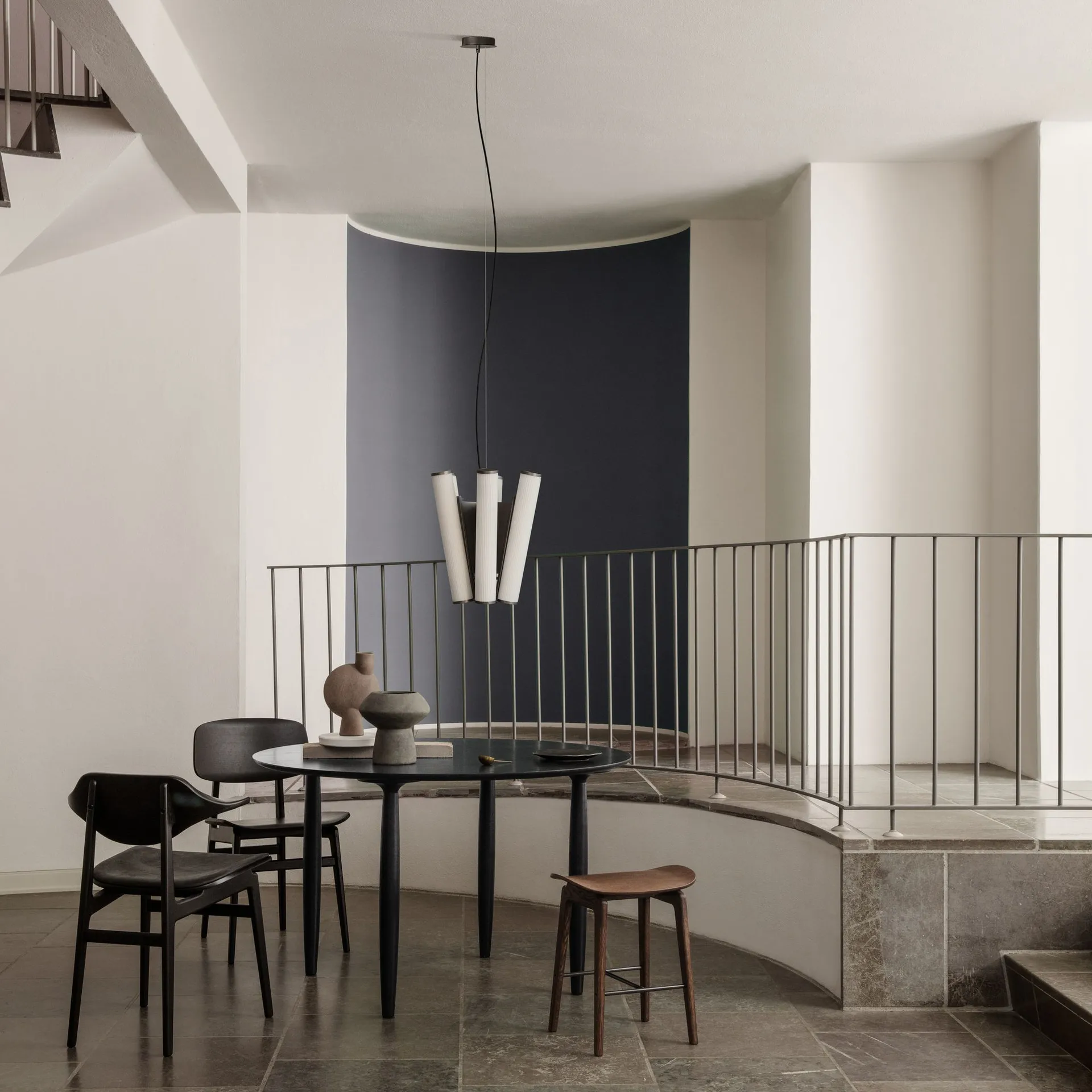 NY11 stool 凳子, Dark smoked oak NORR11