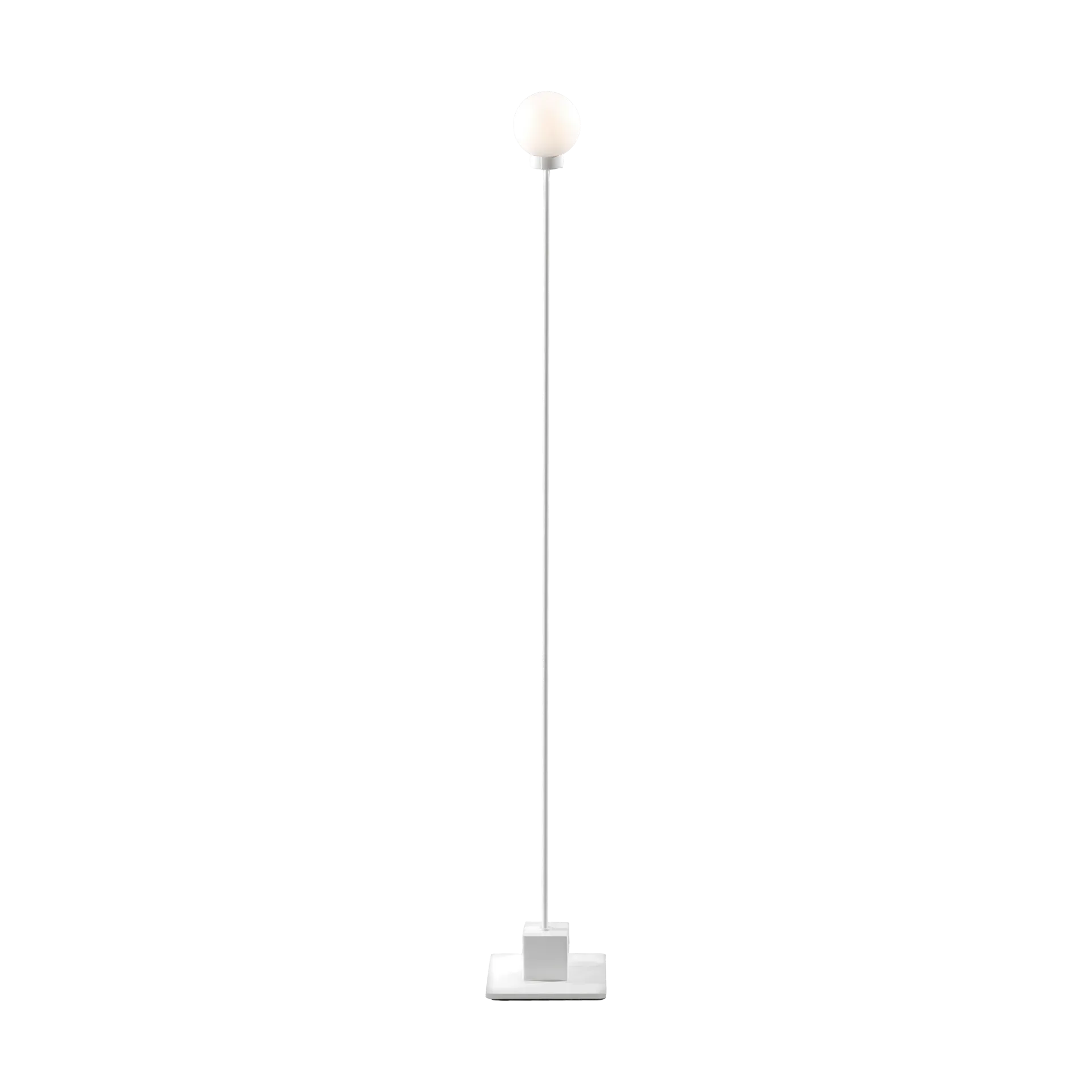 雪球落地灯117cm, 白色 Northern