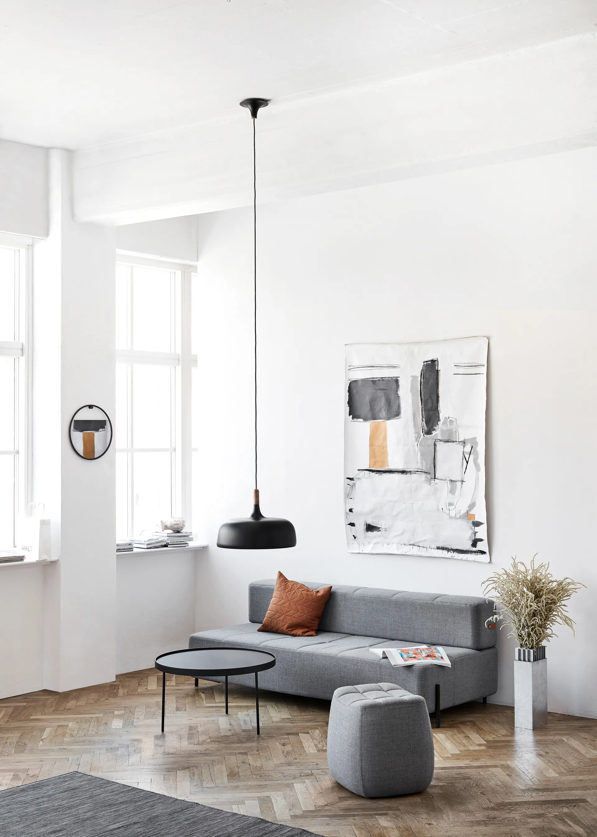 Acorn 吊灯, Matte 黑色 Northern