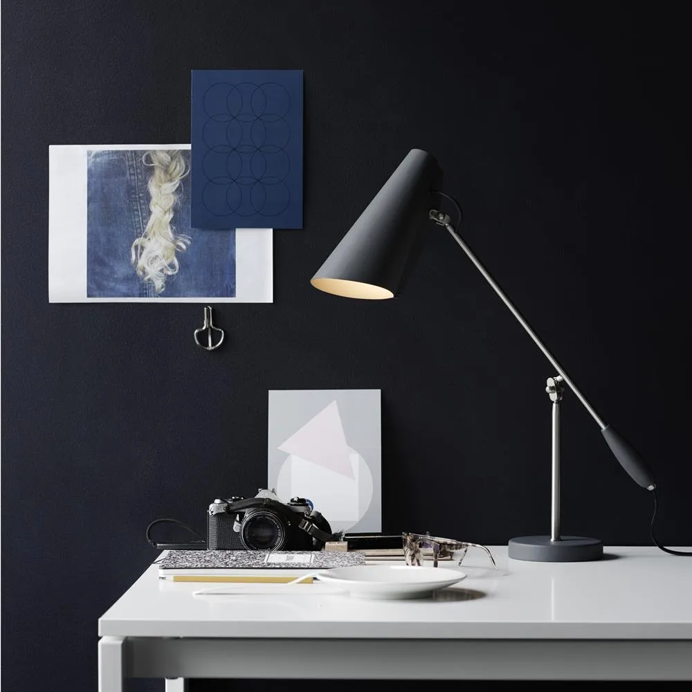 Birdy 台灯, 灰色-metallic Northern