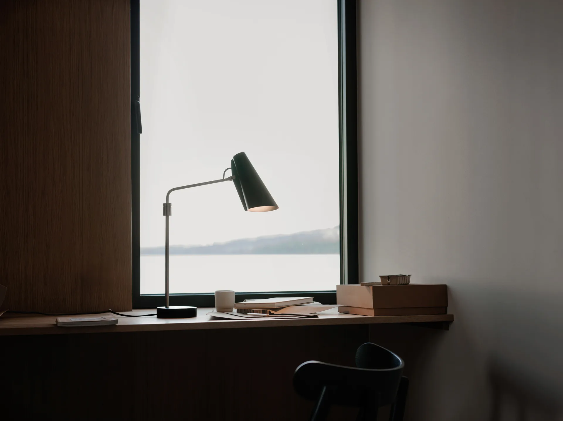 Birdy swing 台灯, 黑色-steel Northern