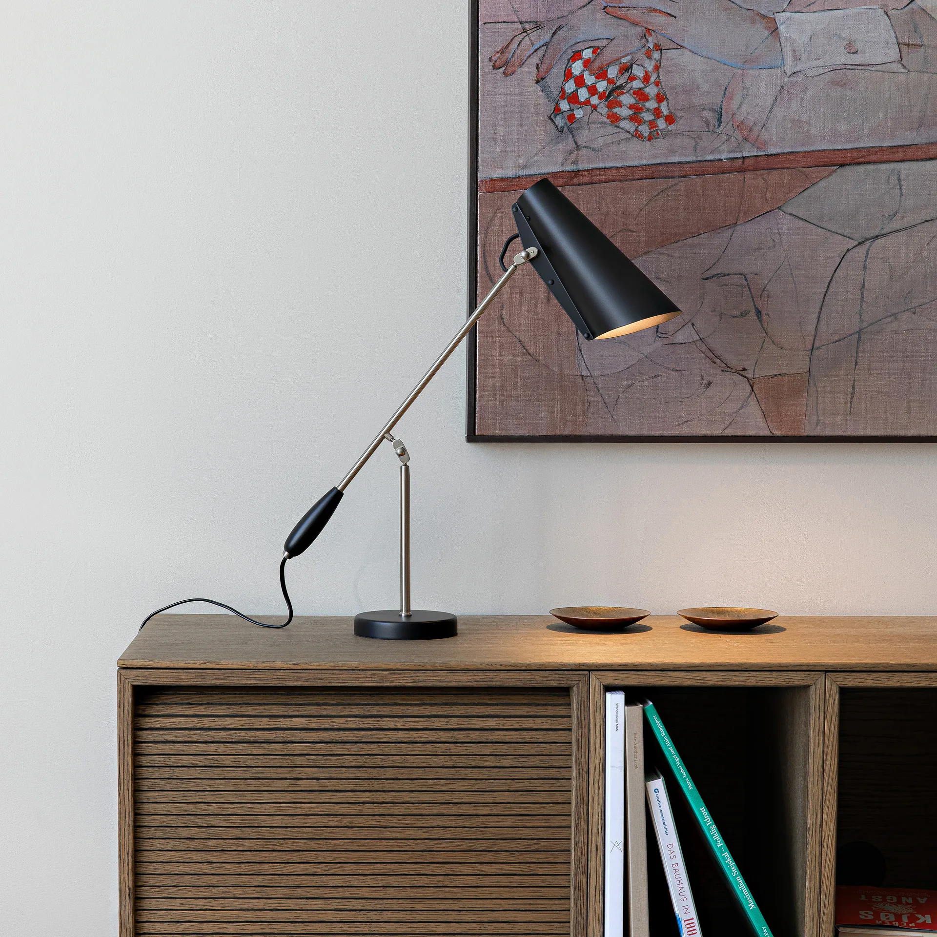 Birdy台灯, 黑色钢 Northern