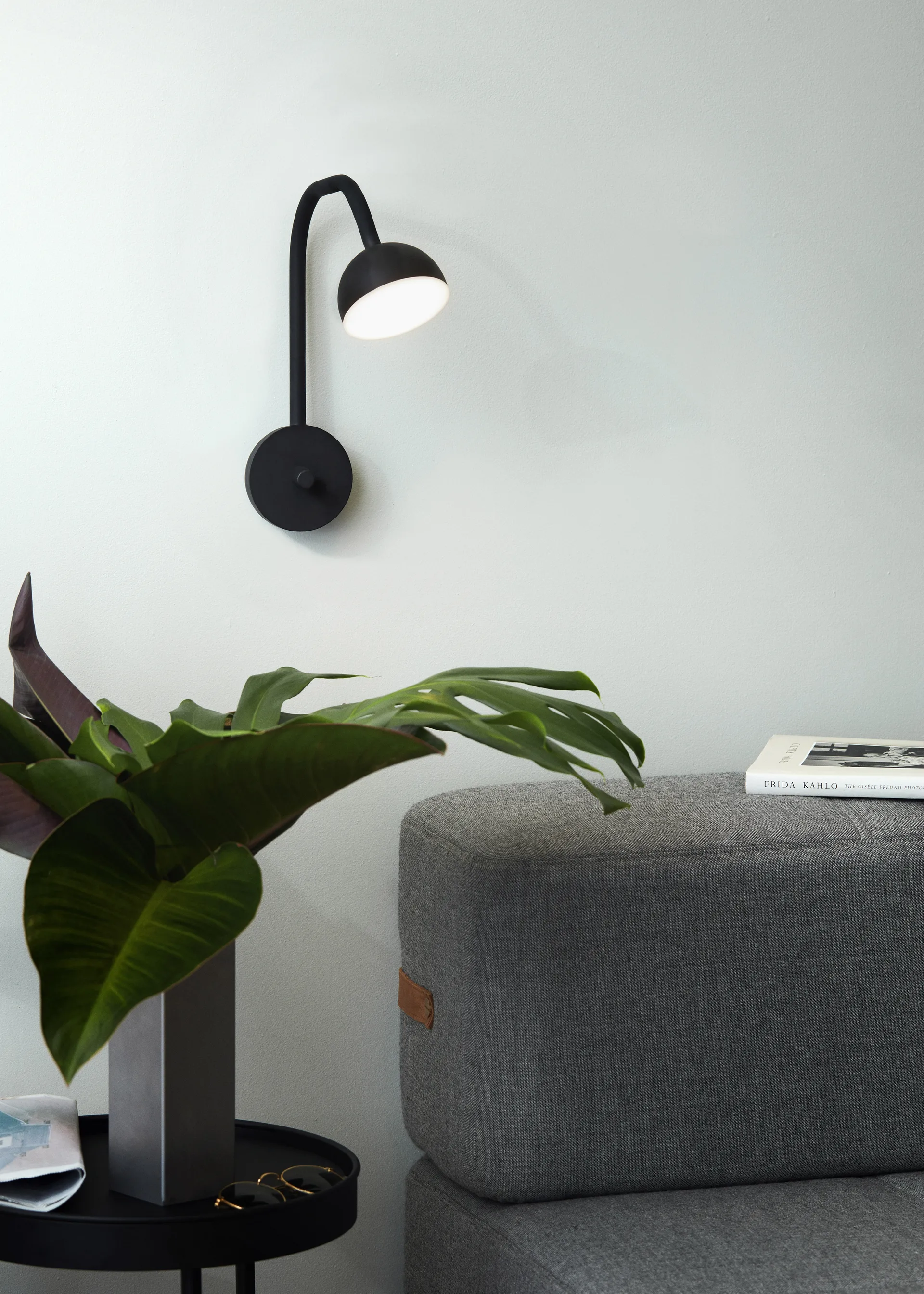 Blush 壁灯, 黑色 matt Northern