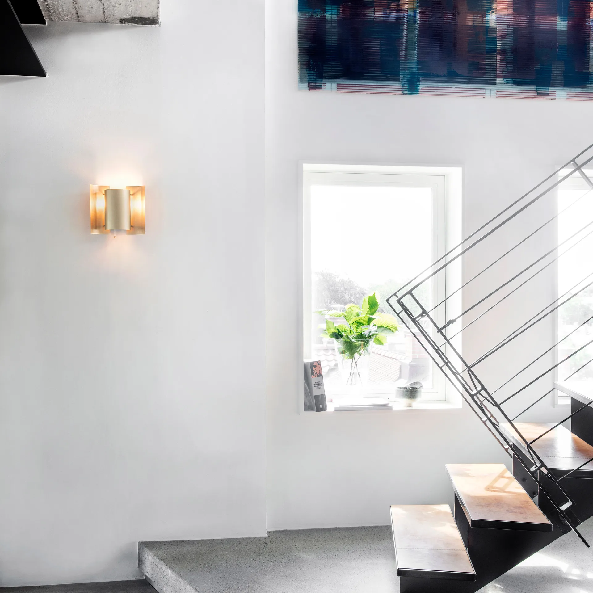 来自挪威的蝴蝶壁灯, brass Northern