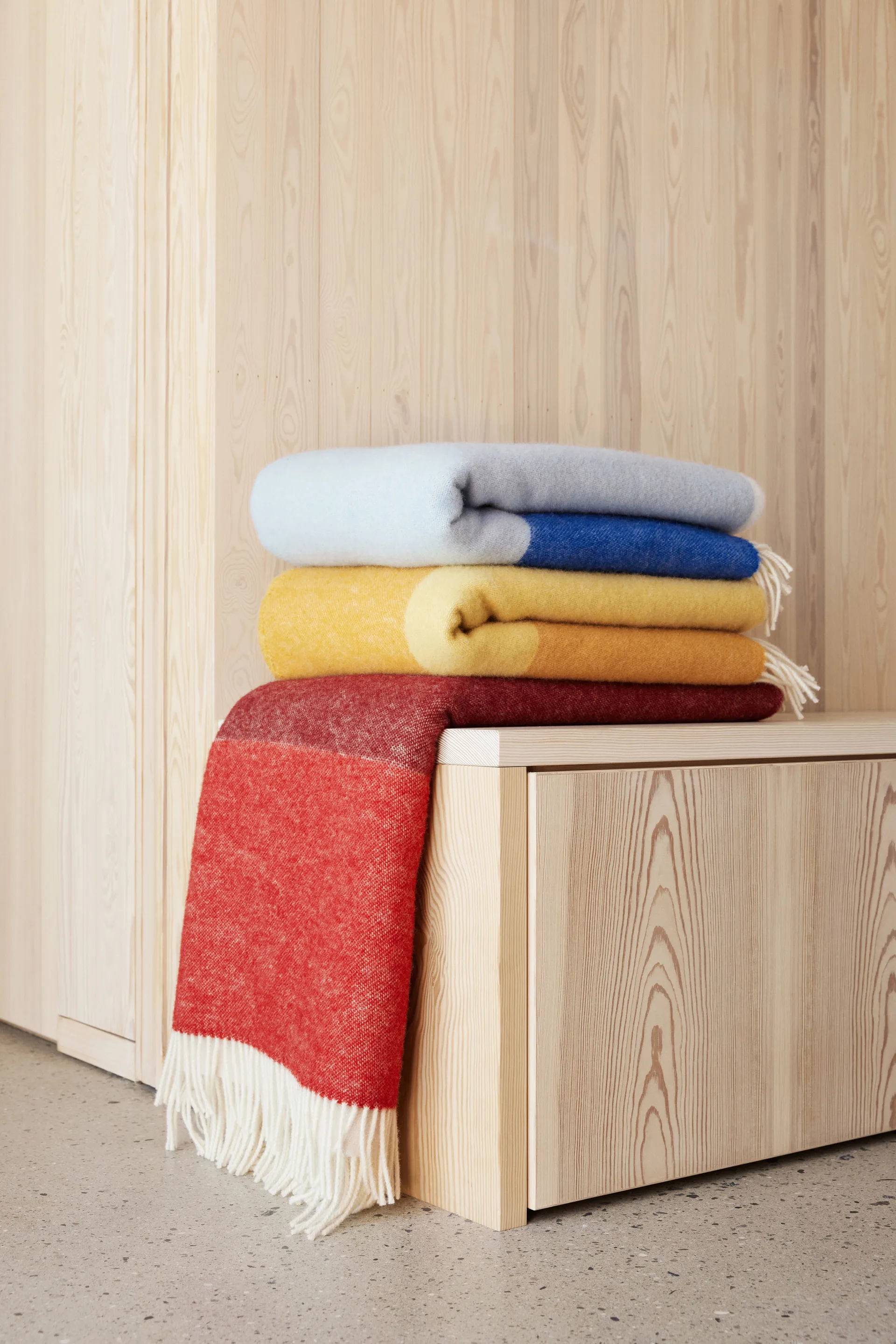 Echo 毯子 130x170 cm, 蓝色 Northern