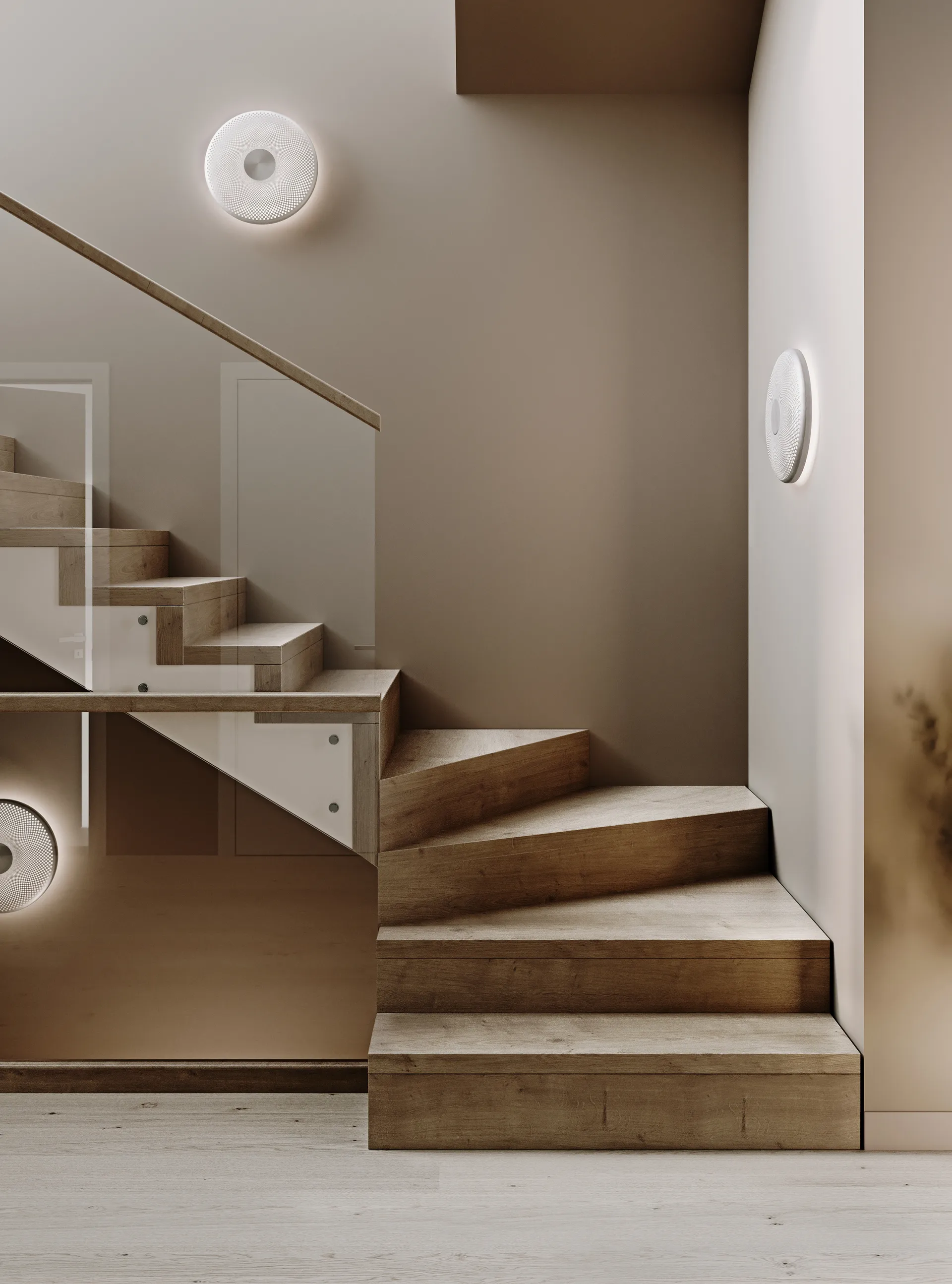 Glint 壁灯 Ø36 cm, 白色 Northern