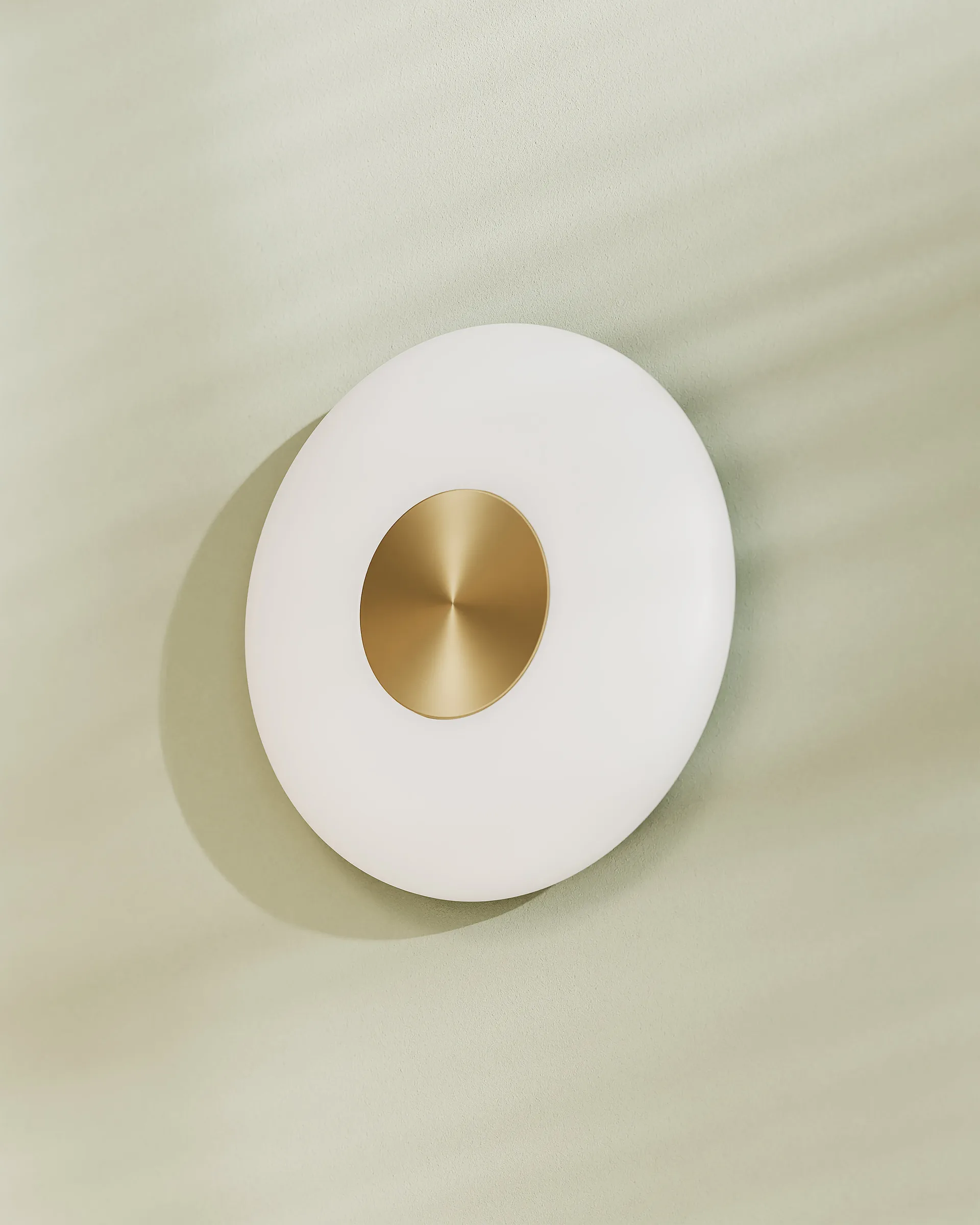 Glint wall light Ø25 cm, 蛋白石 玻璃 白色 Northern