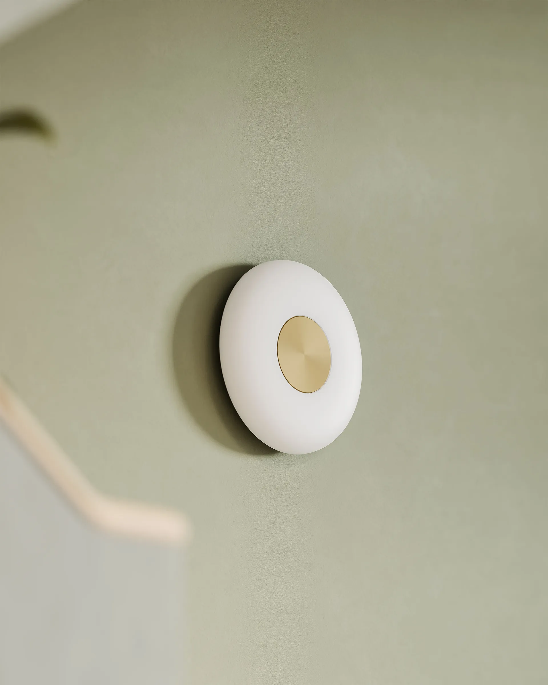 Glint wall light Ø25 cm, 蛋白石 玻璃 白色 Northern