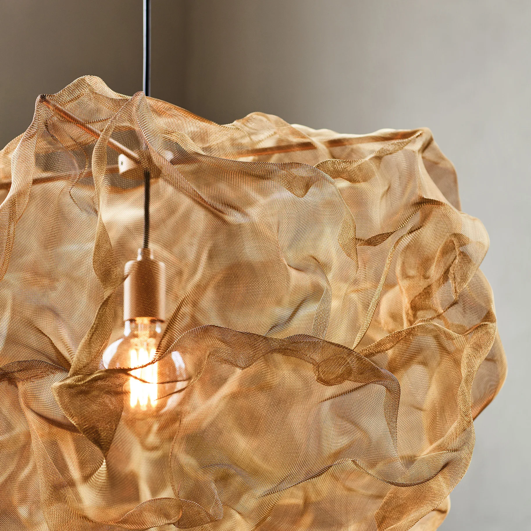 Heat ceiling 灯 small, brass Northern