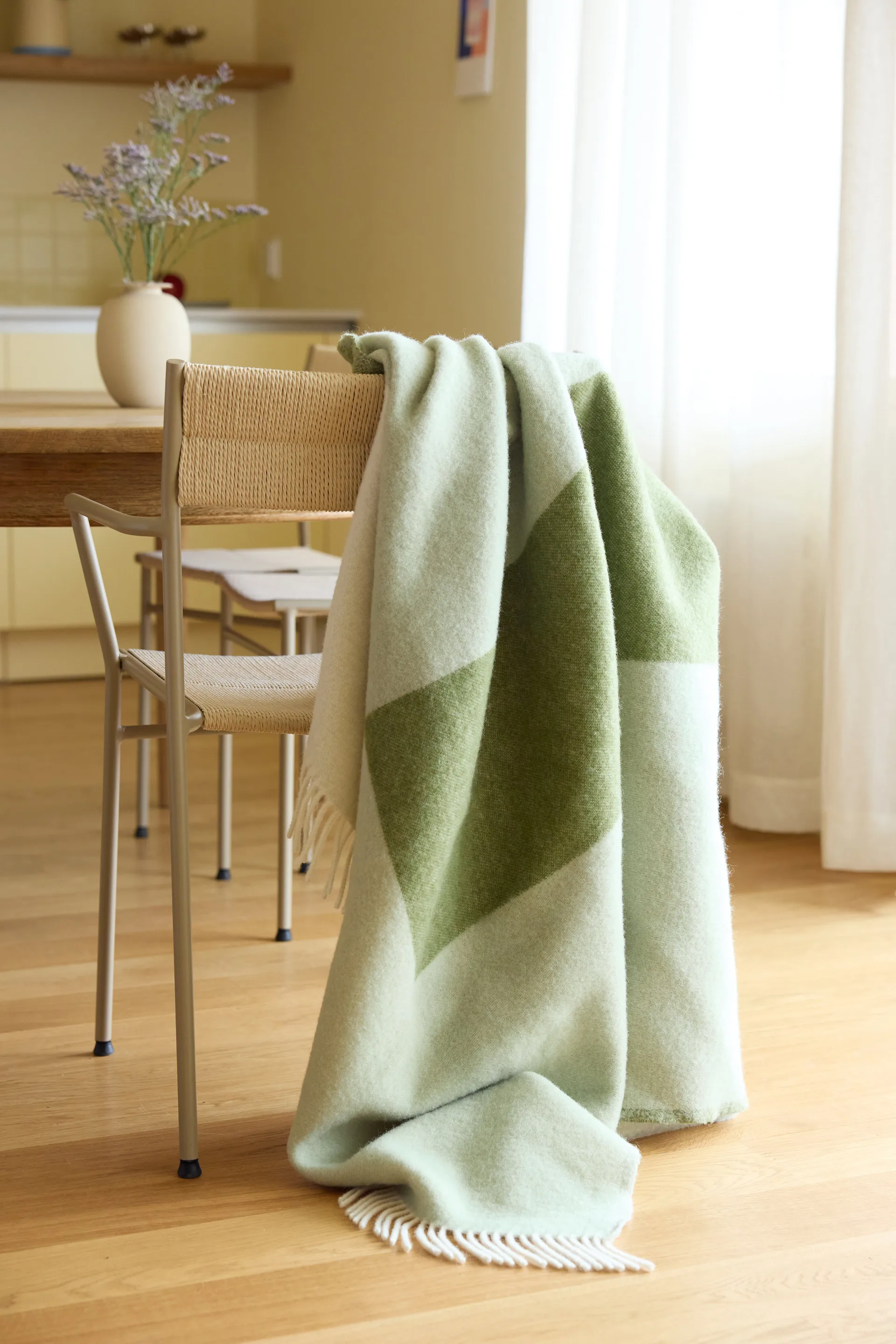 Layer 盖毯, 绿色_130x170cm Northern
