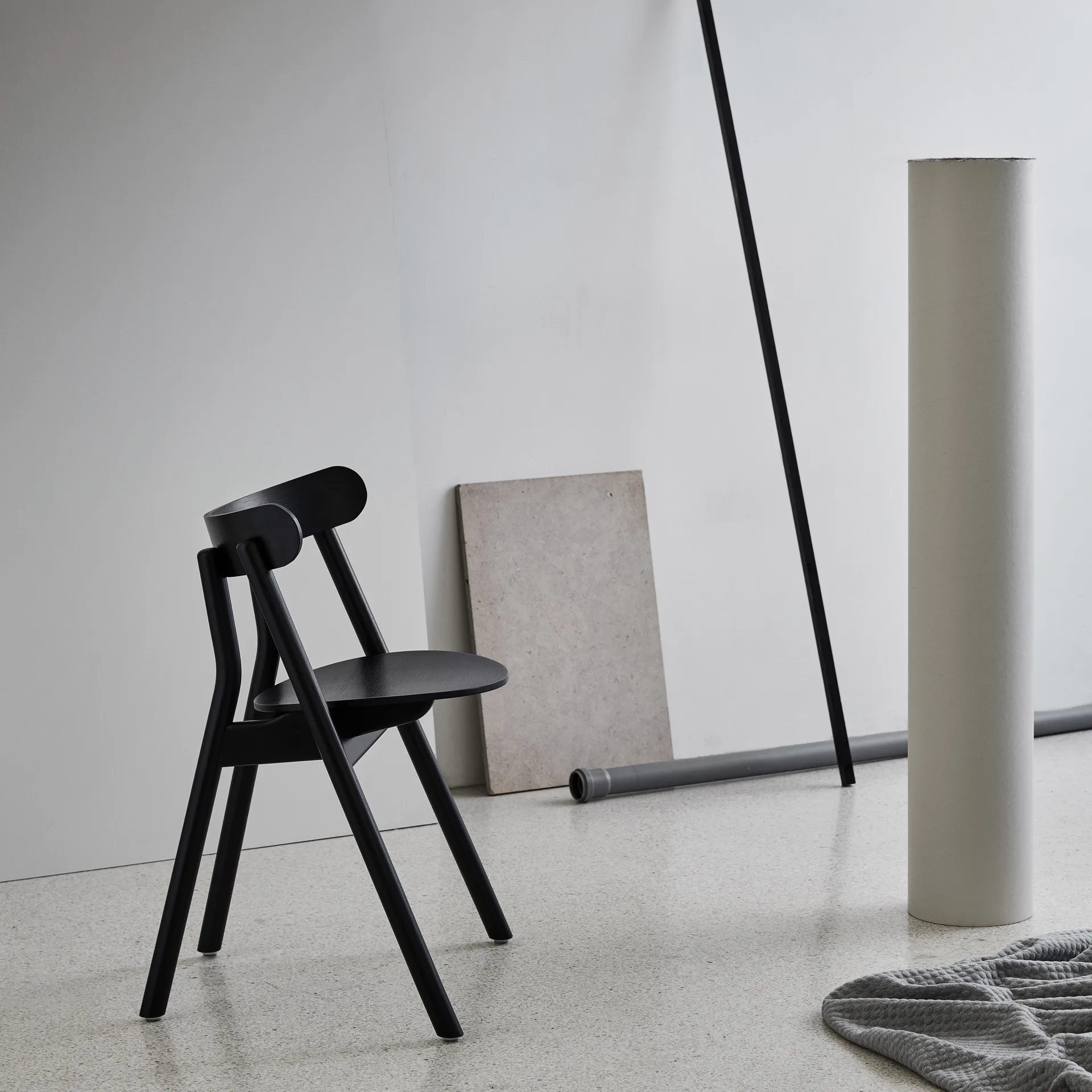 Oaki 椅子, 黑色 oak Northern