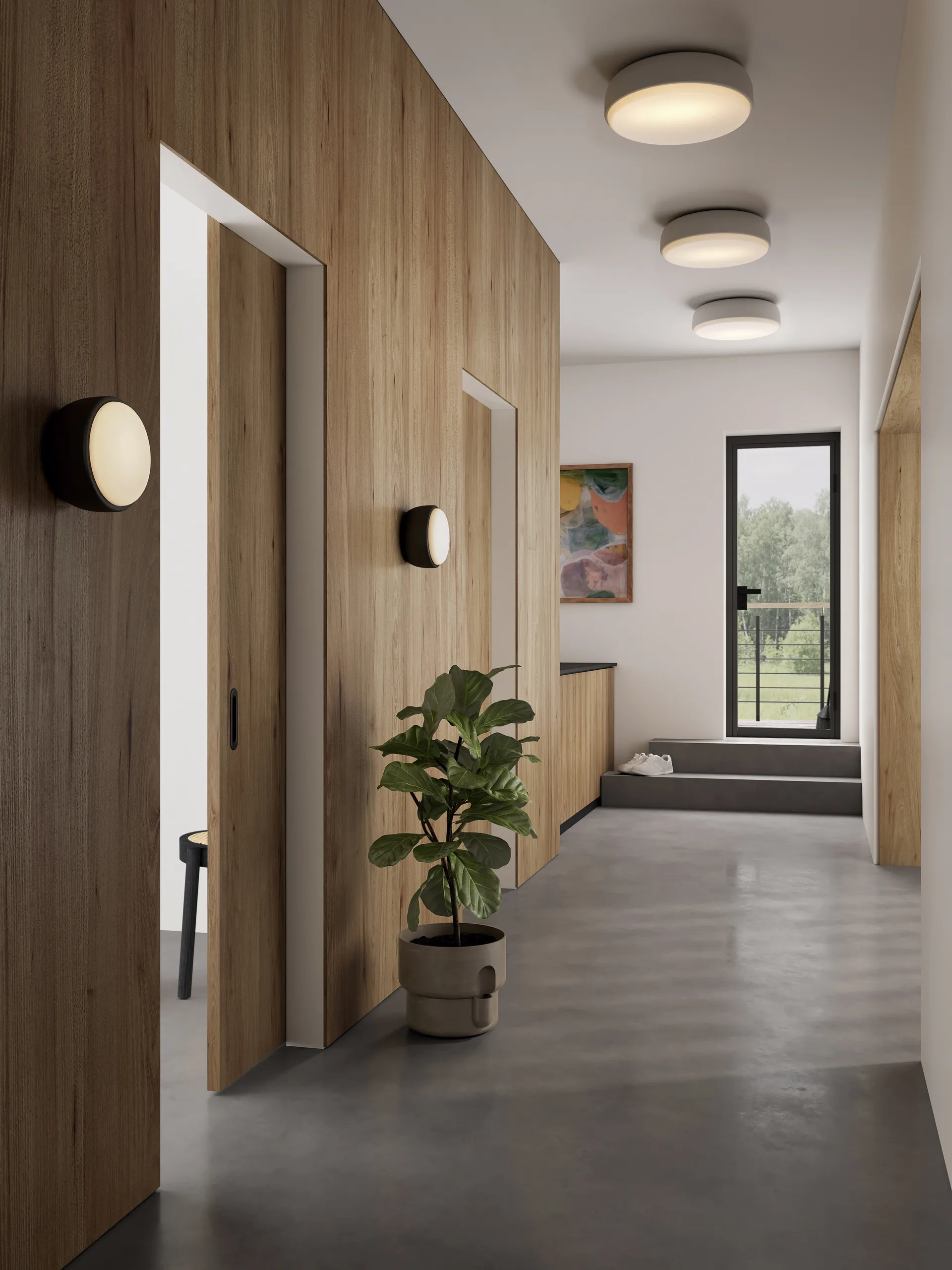 Over Me ceiling 灯 Ø50 cm, 白色 Northern