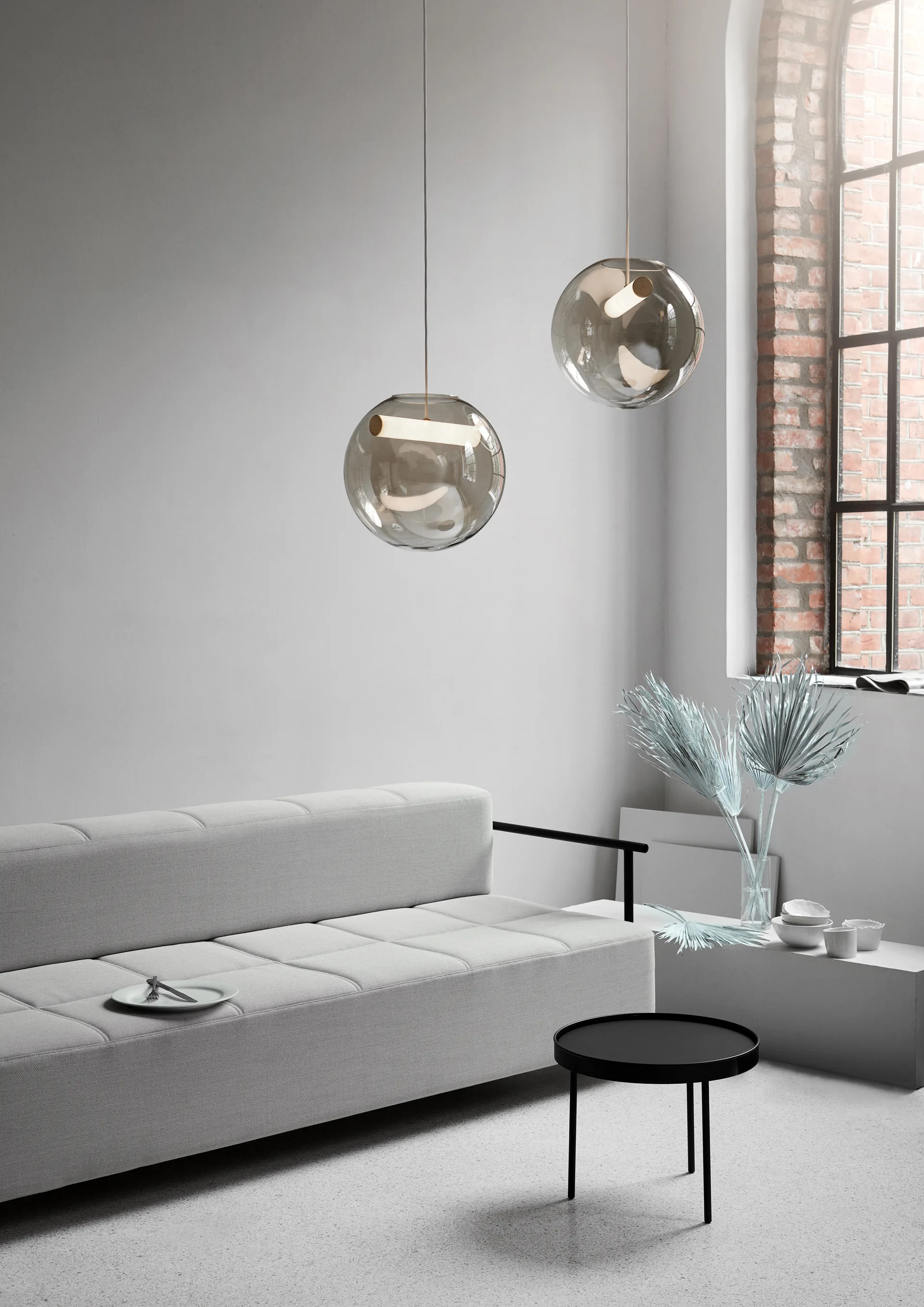 Reveal ceiling 灯 Ø45 cm, 灰色 Northern