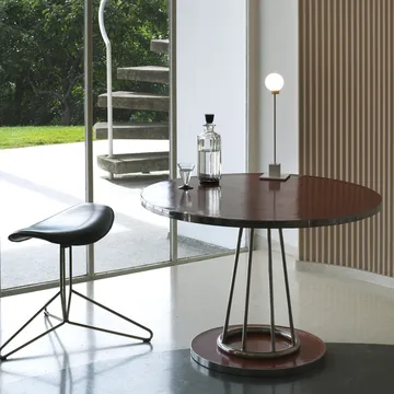 Snowball 落地灯 - Steel, 白色 opal glass - Northern