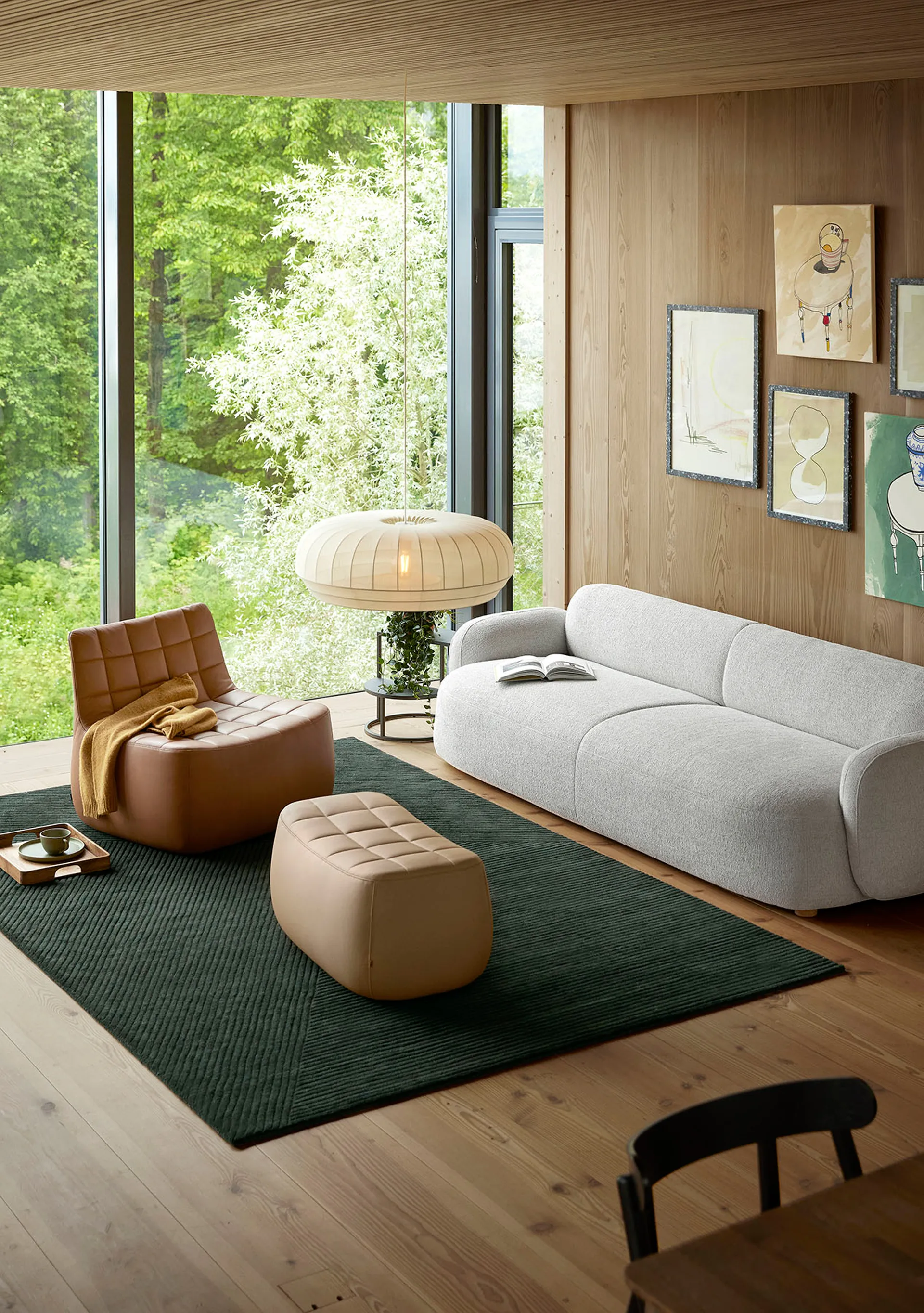 Tradition 吊灯 large oval, 白色 Northern