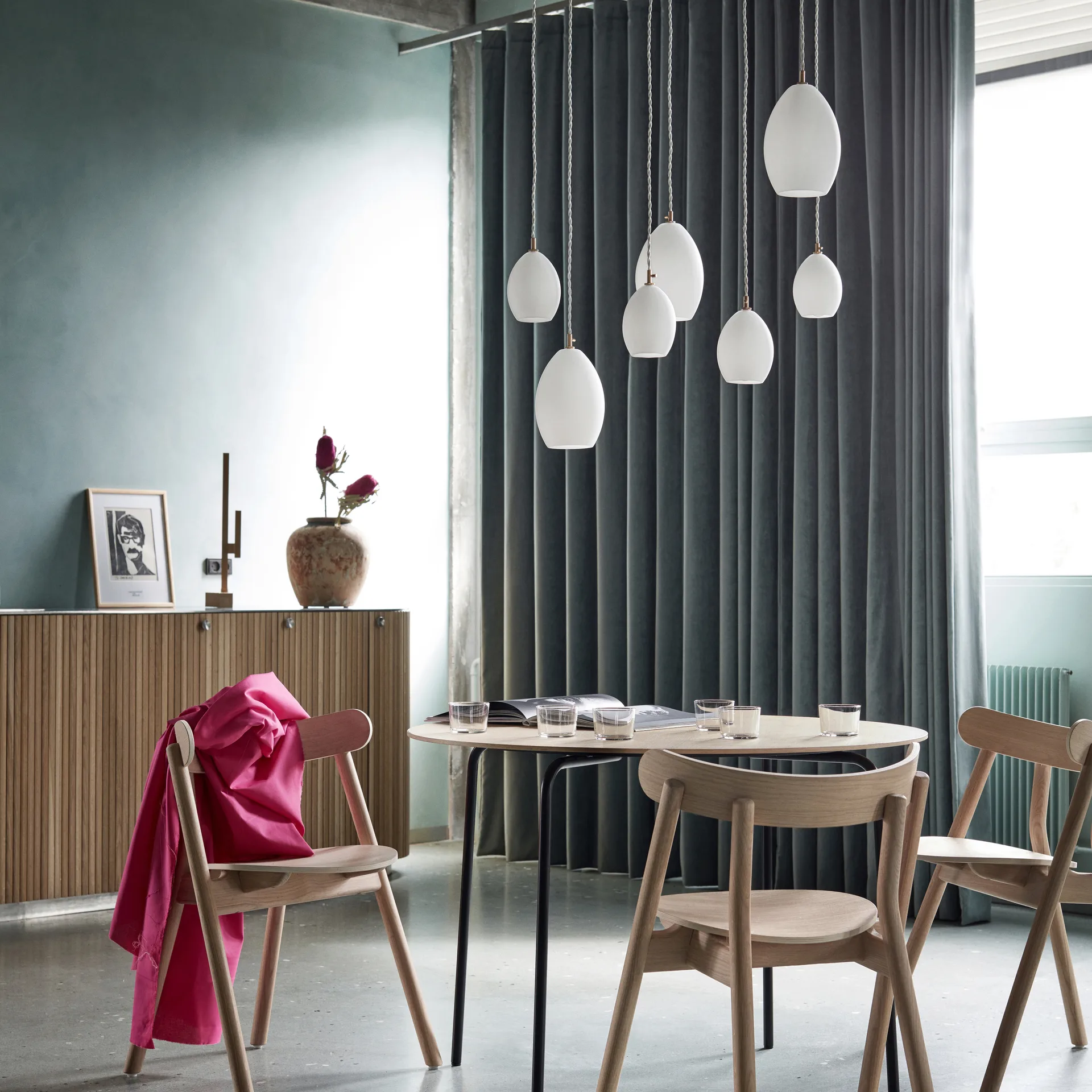 Unika ceiling 灯 white, small Northern