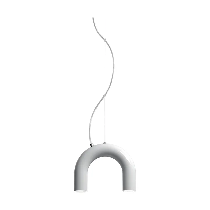 Arch 单头吊灯 - 白色，25.5cm - Oblure