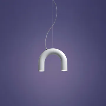 Arch 单头吊灯 - 白色，25.5cm - Oblure