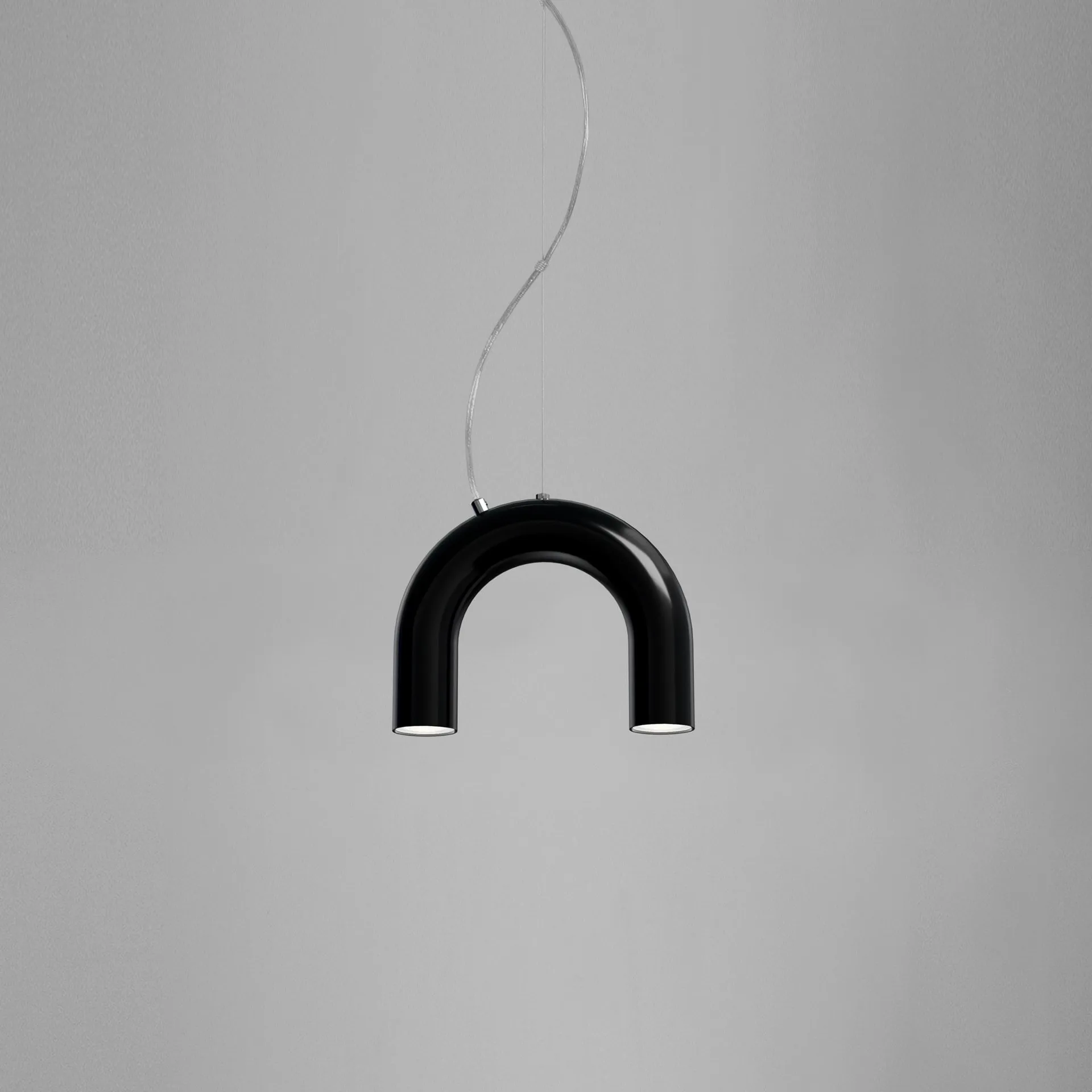 Arch 单头吊灯, 黑色，25.5cm Oblure