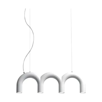 Arch 三联吊灯 - 白色，65.6cm - Oblure