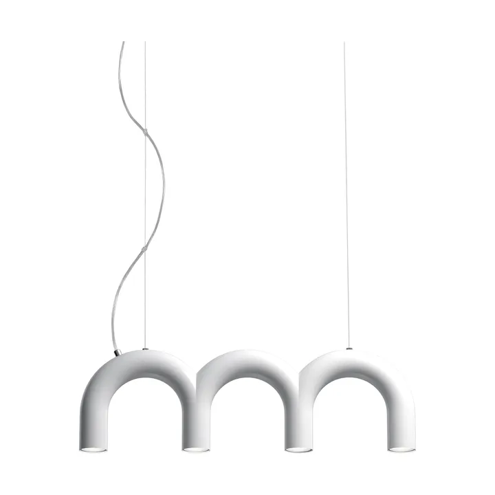 Arch 三联吊灯 - 白色，65.6cm - Oblure