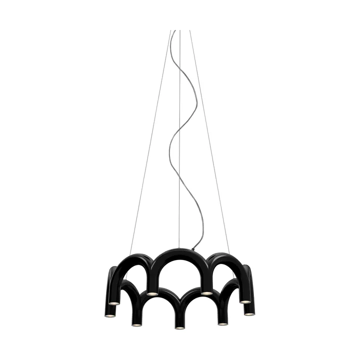 Arch circle吊灯Ø76cm - 黑色, Ø76 cm - Oblure